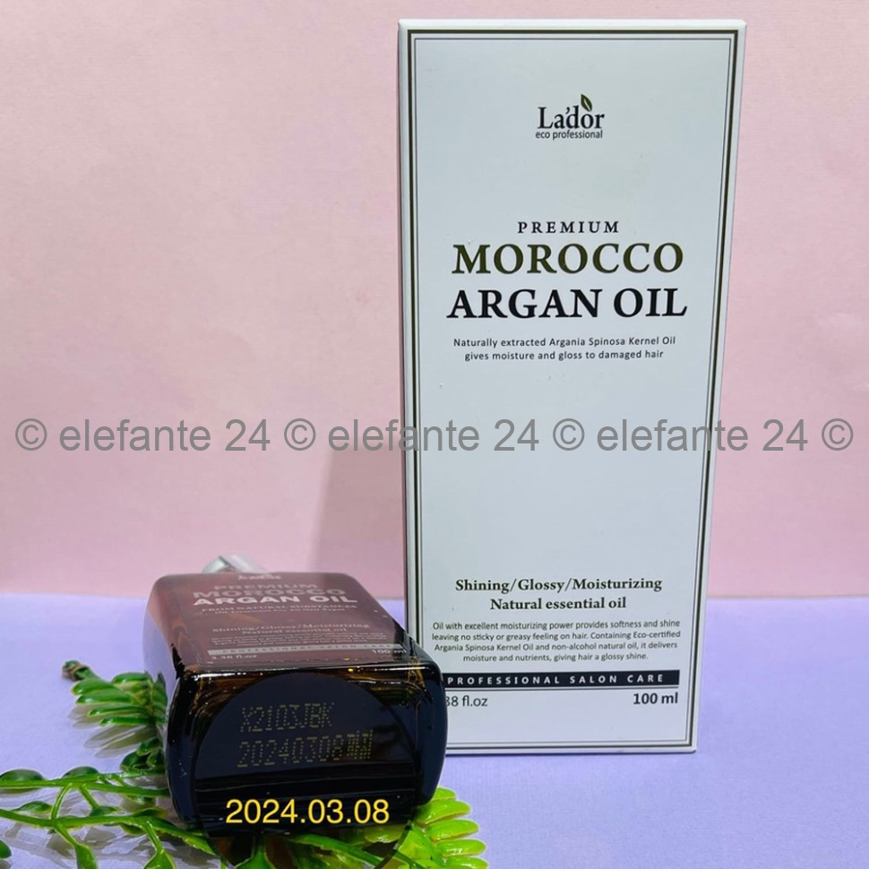 Аргановое масло для волос Lador Premium Argan Hair Oil 100ml (78)