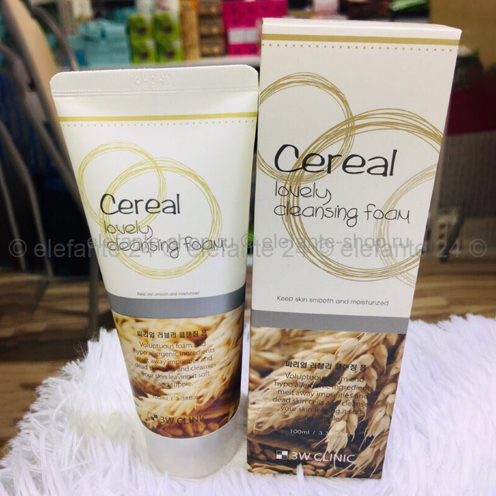 Пенка 3W Clinic Cereal Lovely Foam Cleansing (125)