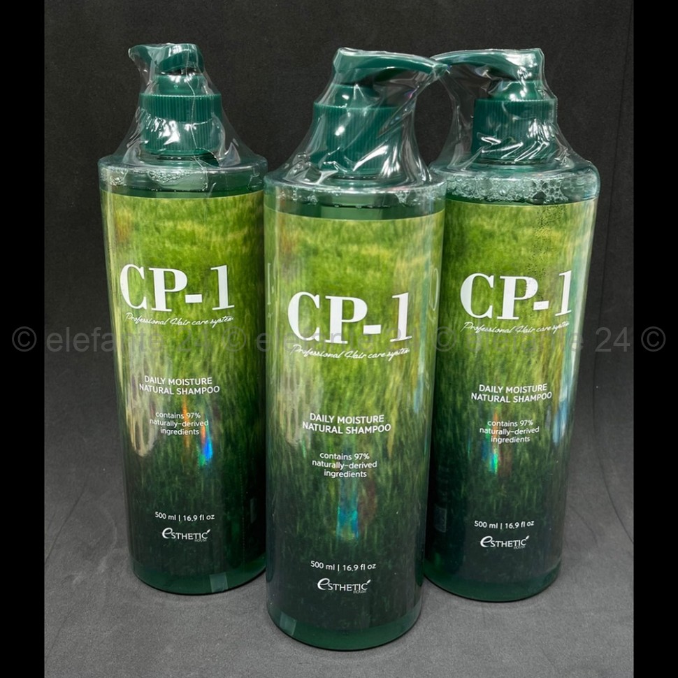 Увлажняющий шампунь для волос Esthetic House CP-1 Daily Moisture Natural Shampoo 500ml (125)