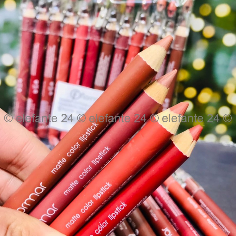 Карандаши для губ Flormar Matte Color Lipstick, 12 штук (125)