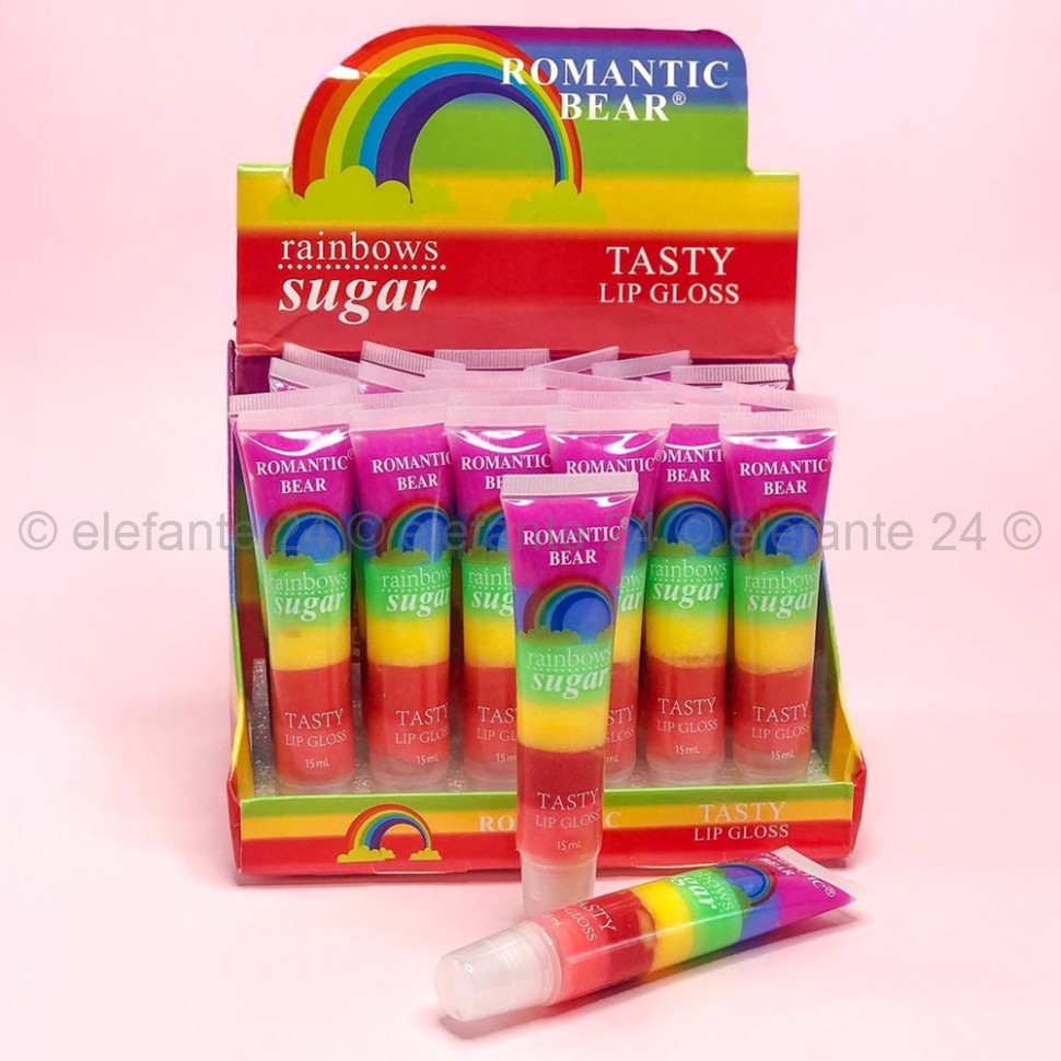 Блеск для губ Romantic Bear Rainbow Sugar Tasty Lip Gloss