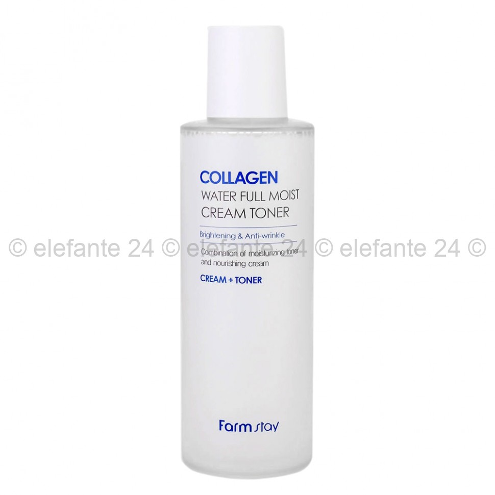 Кремовый тонер для лица с коллагеном Collagen Water Full Moist Cream Toner 210ml (125)