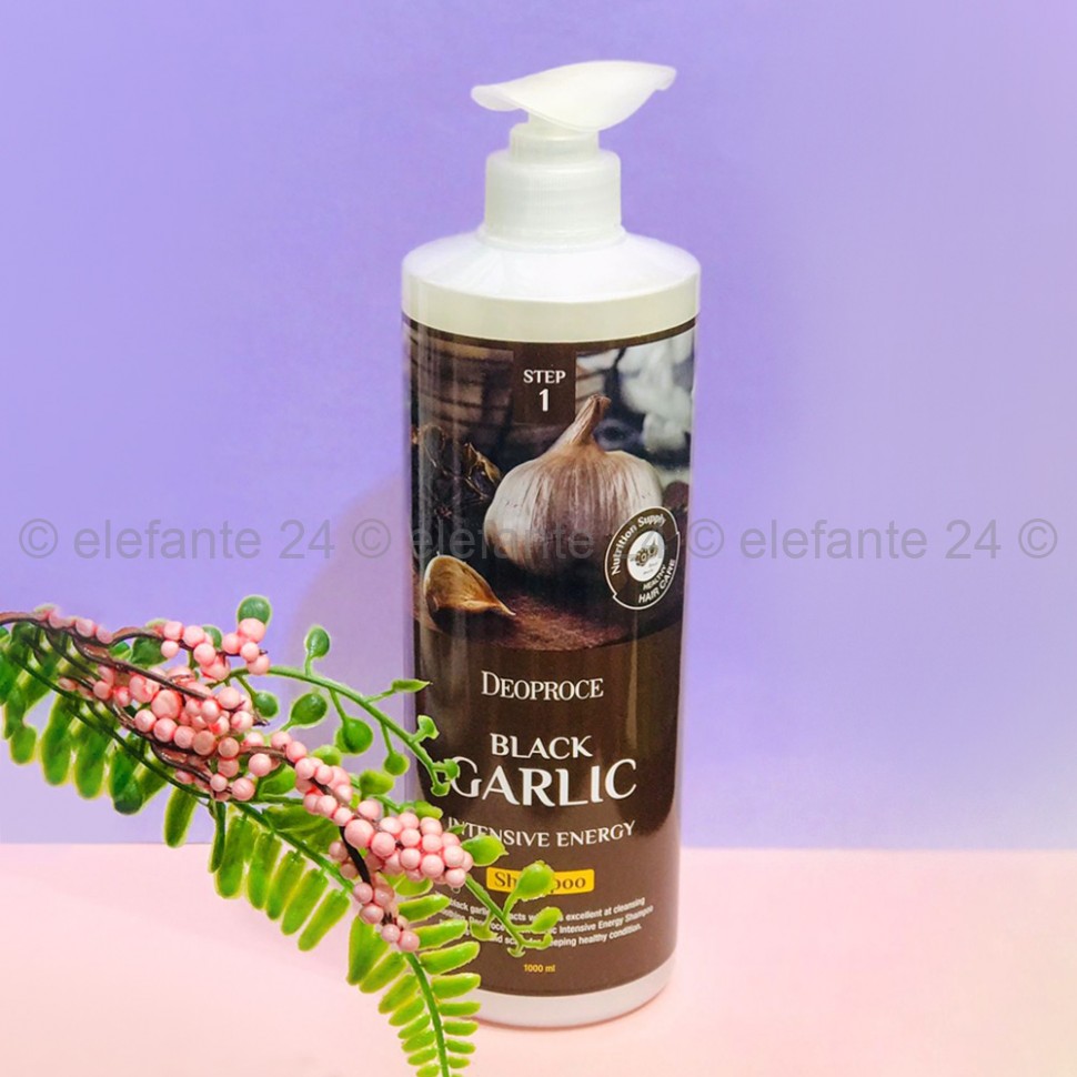 Шампунь с экстрактом черного чеснока Deoproce Black Garlic Intensive Energy Shampoo 1000ml (78)