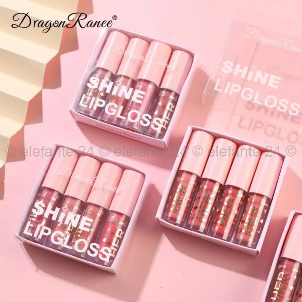 Набор блесков для губ Dragon Ranee Shine Lip Gloss #02 (106)