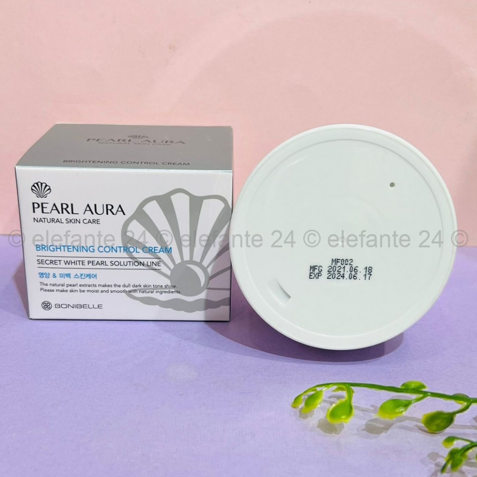 Крем для сияния кожи с экстрактом жемчуга Bonibelle Pearl Aura Brightening Control Cream 80ml (78)