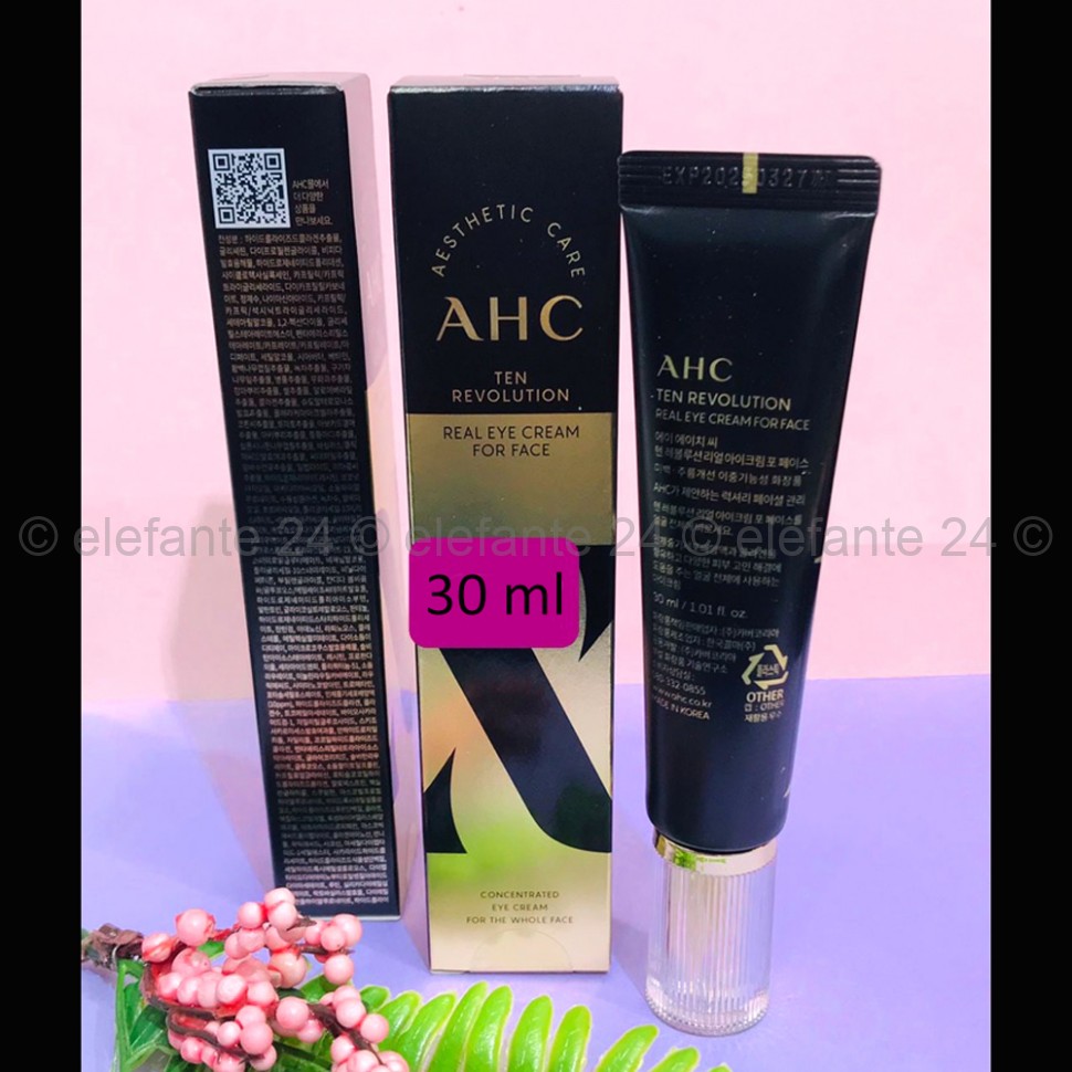 Крем кожи вокруг глаз AHC Ten Revolution Real Eye Cream for Face 30ml (78)