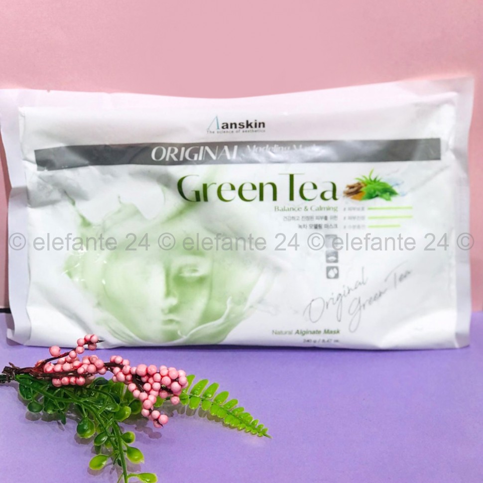 Маска альгинатная с экстрактом зеленого чая ANSKIN Green Tea Modeling Mask 240g (78)