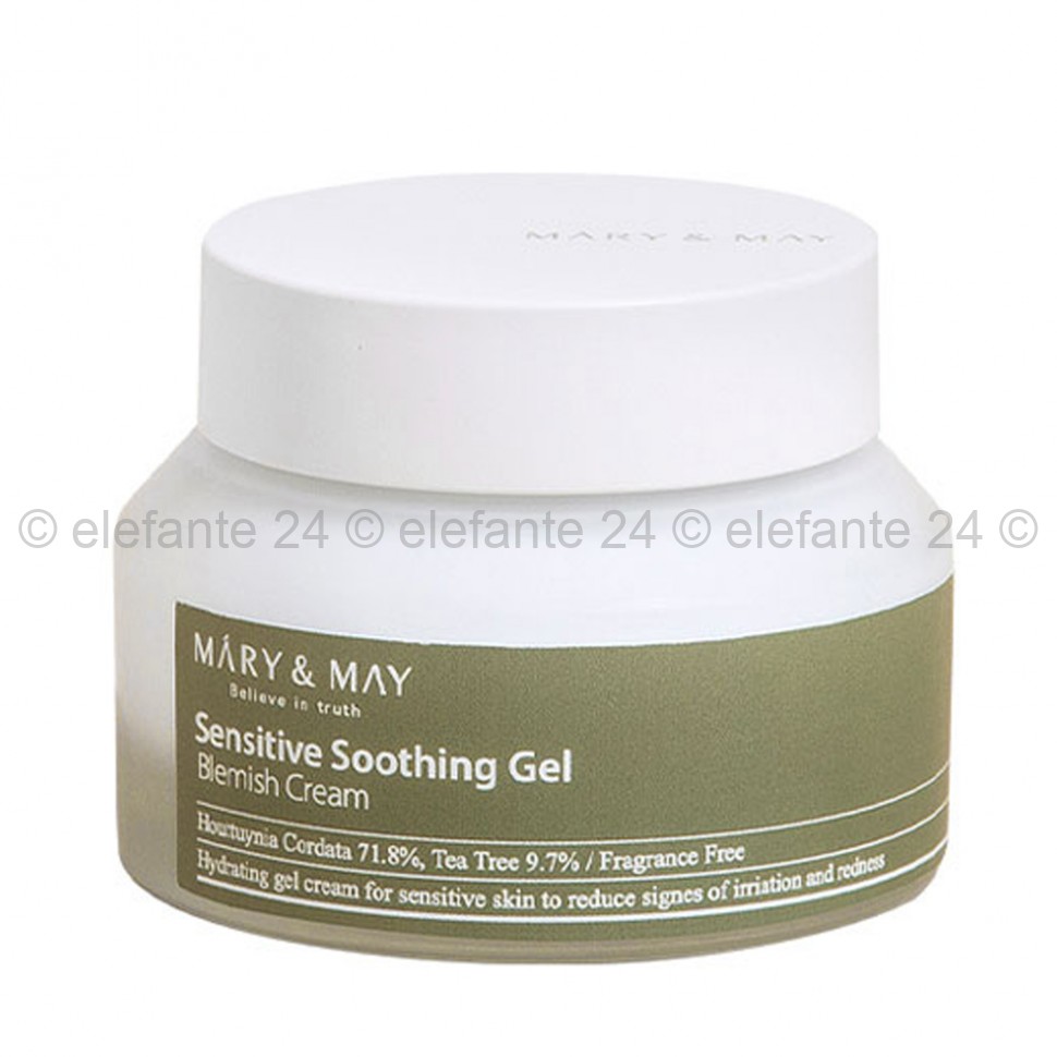 Гелевый крем для лица Mary&May Sensitive Soothing Gel Cream 70g (51)