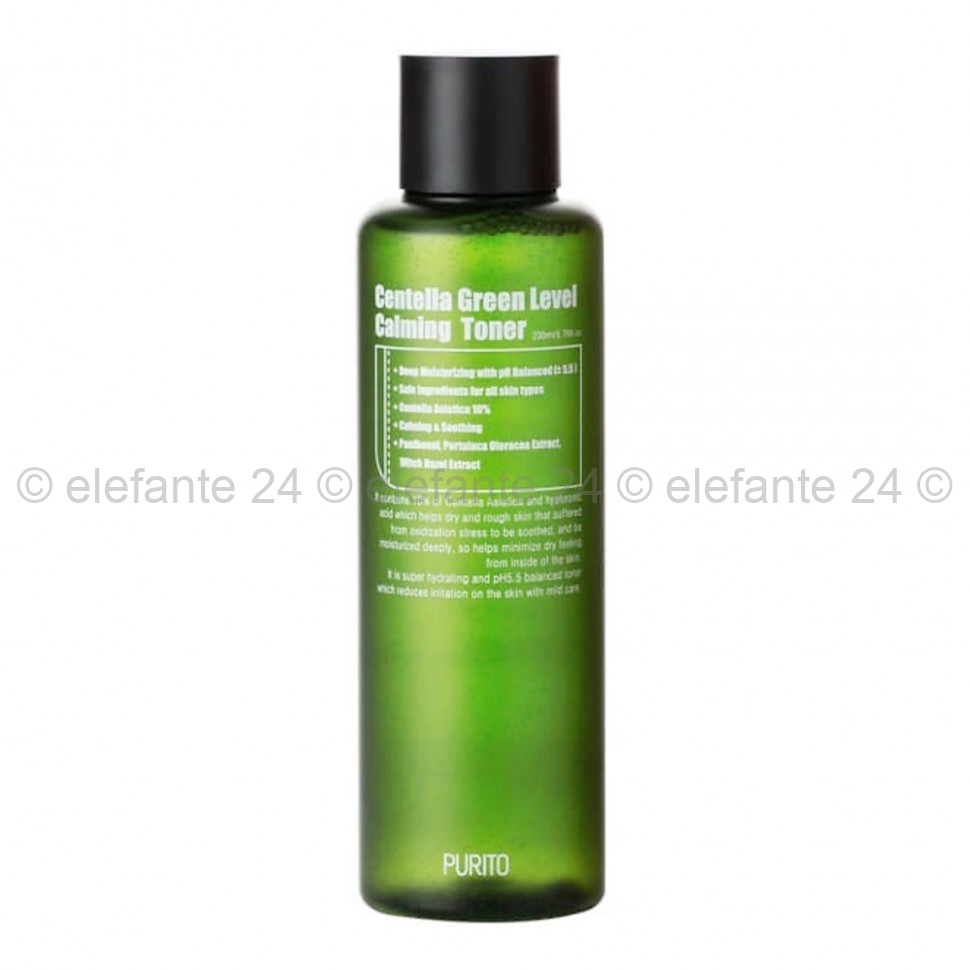 Бесспиртовый успокаивающий тонер Purito Centella Green Level Calming Toner 200ml (51)