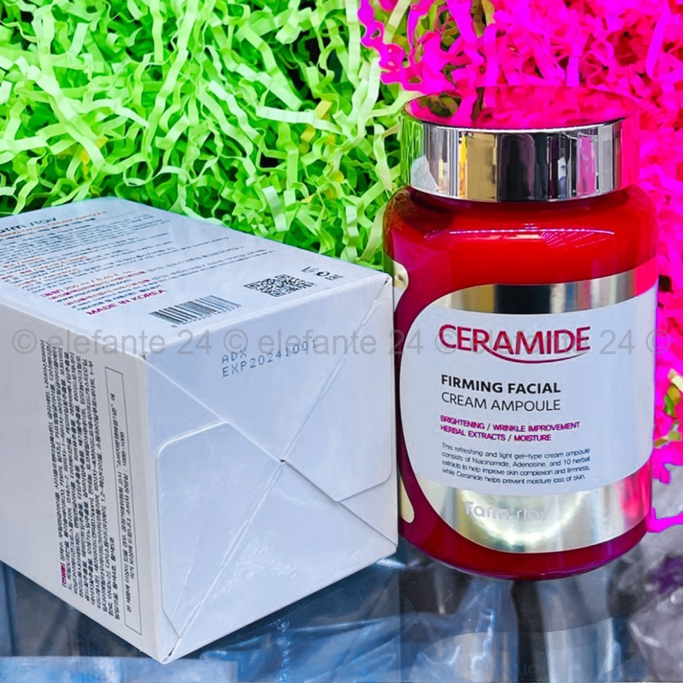 Ампульный крем-гель с керамидами Farmstay Ceramide Firming Facial Cream 250ml (125)