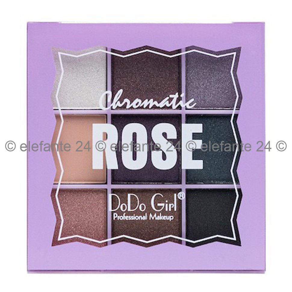 Тени для век DoDo Girl ROSE, 9 цветов #04