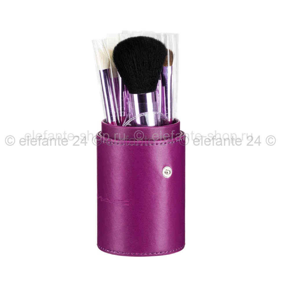 Кисти для макияжа в тубусе purple
