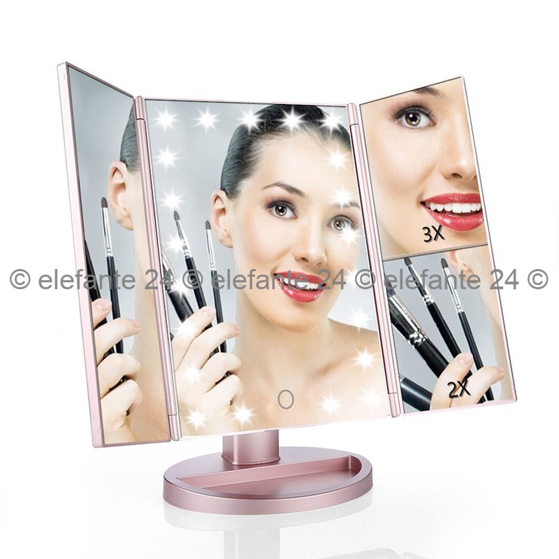 Косметическое зеркало с подсветкой Superstar Magnifying Mirror NAC-513 TDK-020 (TV)