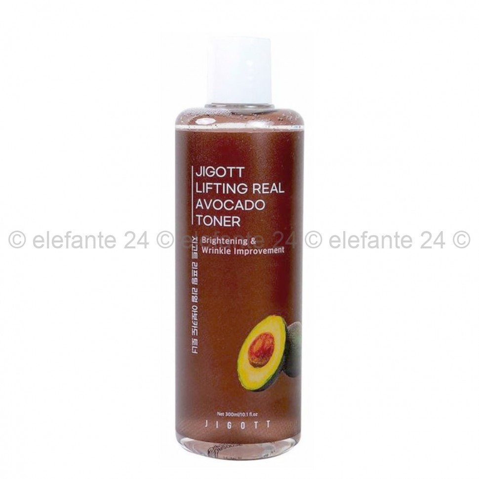 Тонер с экстрактом авокадо Jigott Lifting Real Avocado Toner 300ml (125)