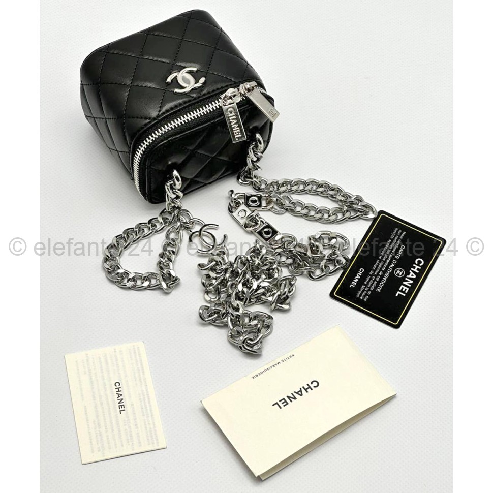 Сумка-косметичка CHL Black Silver Chain 48871 (WS)