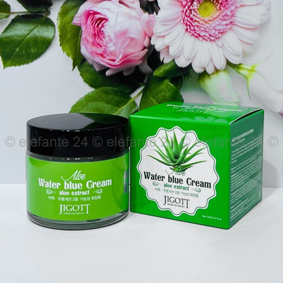 Крем для лица Jigott Aloe Water Blue Cream 70ml (125)