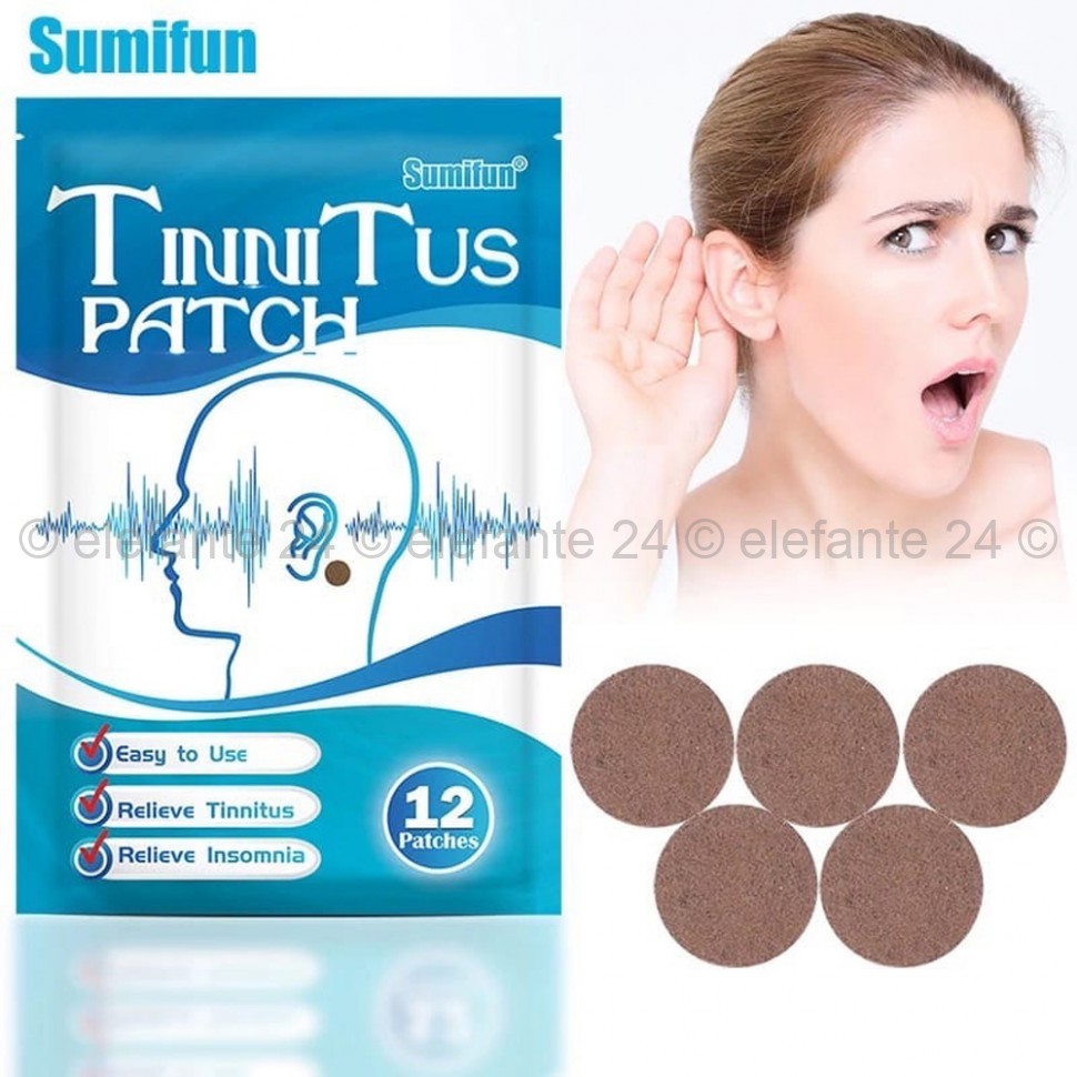 Пластыри от шума в ушах Sumifun Tinnitus Patch 12 pieces (106)