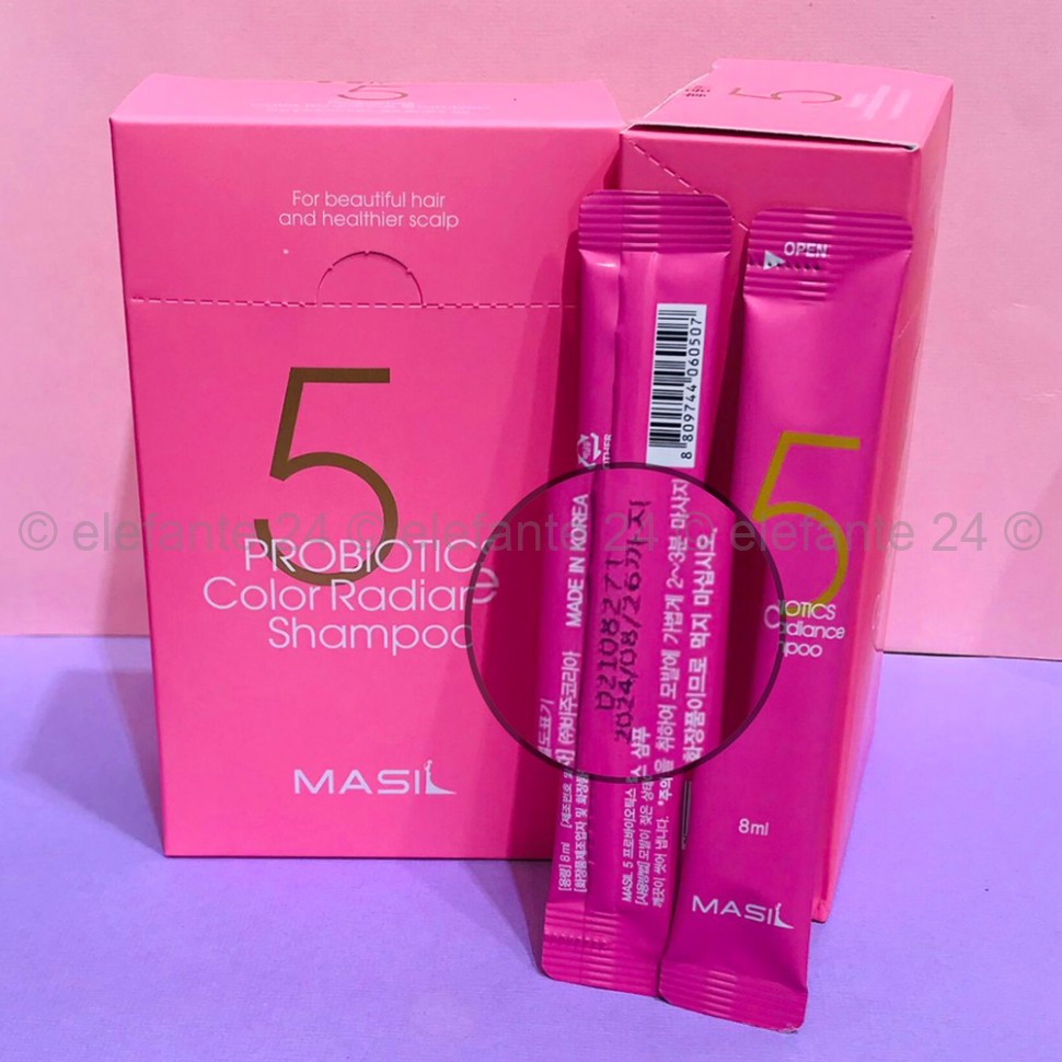 Шампунь для защиты цвета волос Masil 5 Probiotics Color Radiance Shampoo (78)
