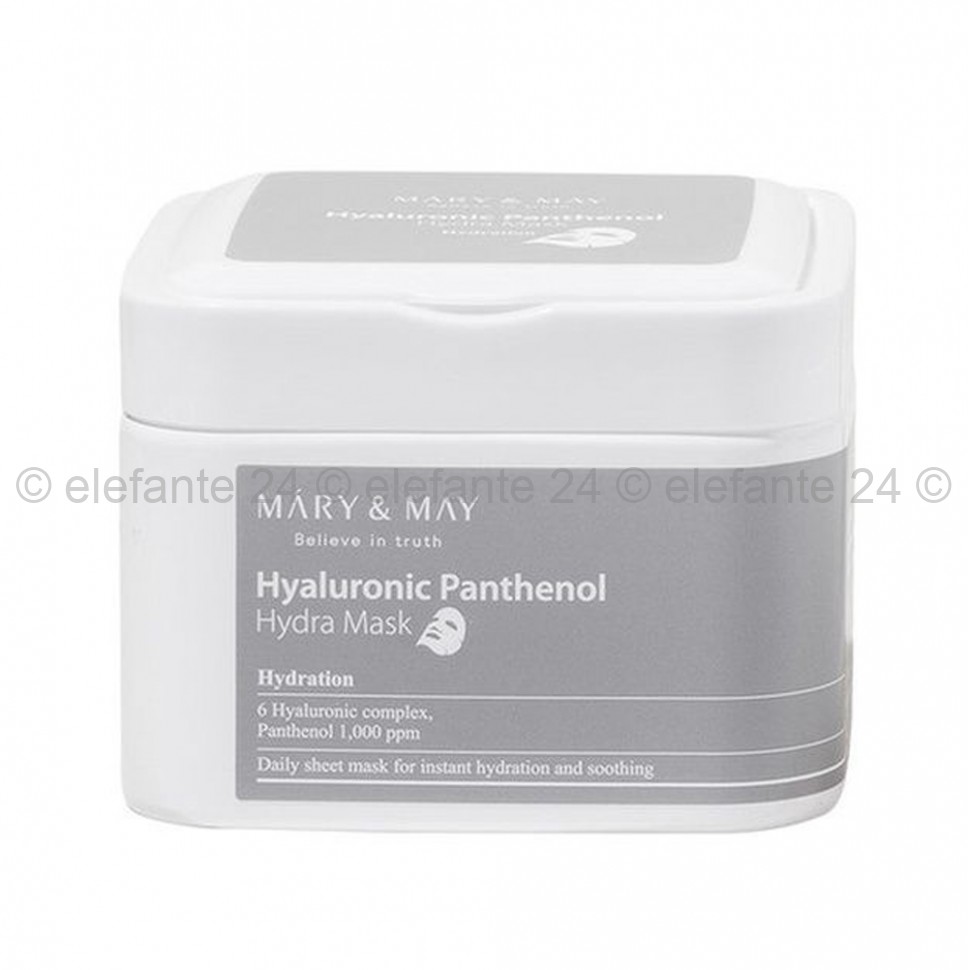 Тканевые маски MARY&MAY Hyaluronic Panthenol Hydra Mask (51)