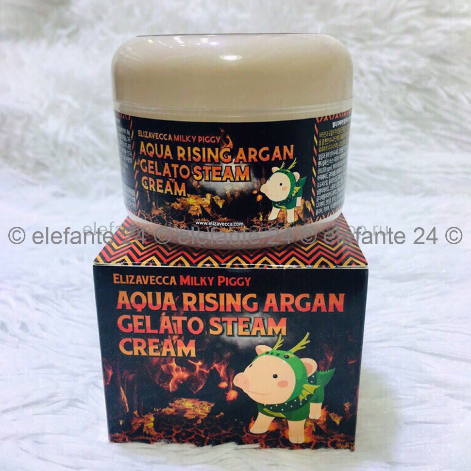 Крем для лица Elizavecca Aqua Rising Argan Gelato Steam Cream 100ml (51)