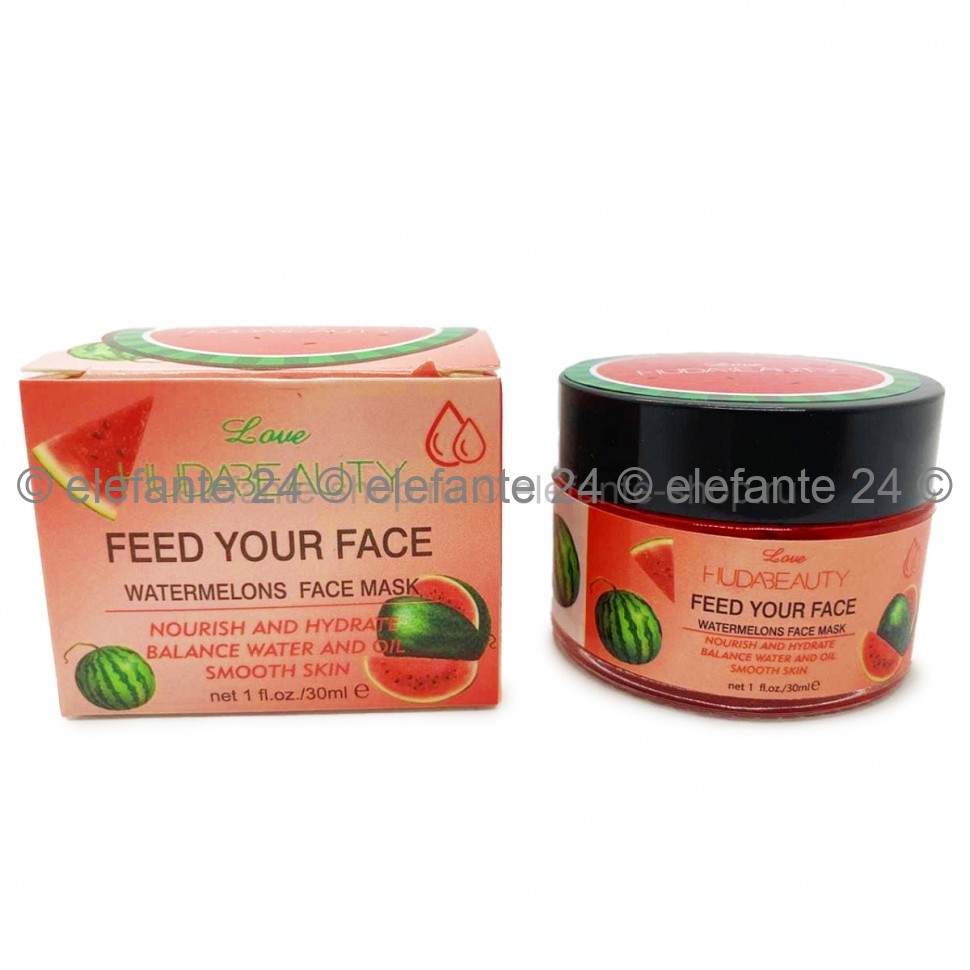 Маска для лица Huda Beauty Love Watermelons Face Mask, 30 мл
