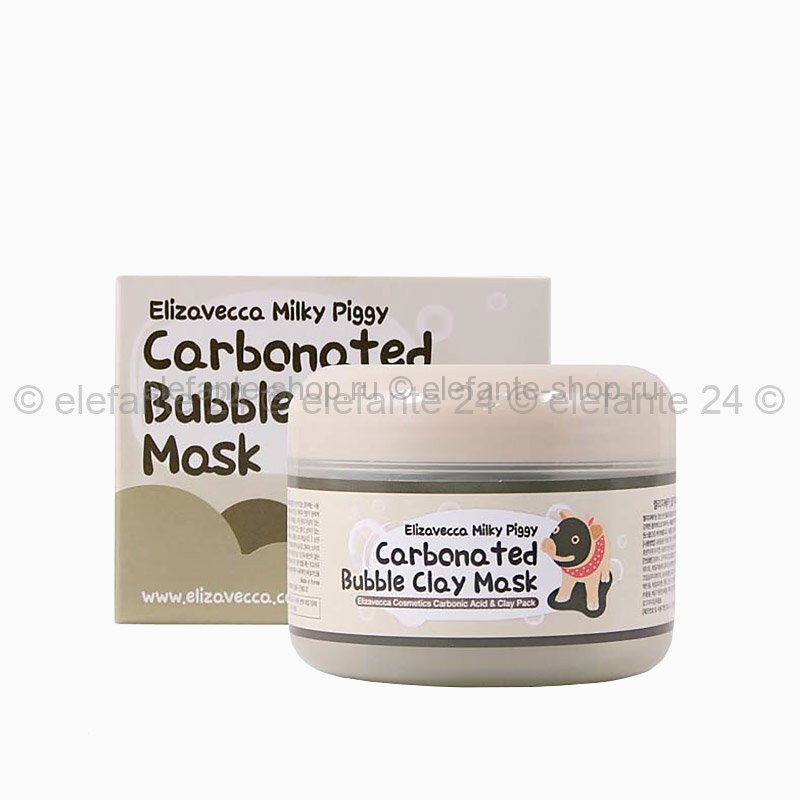 Глиняная маска Elizavecca Milky Piggy Carbonated Bubble Clay Mask