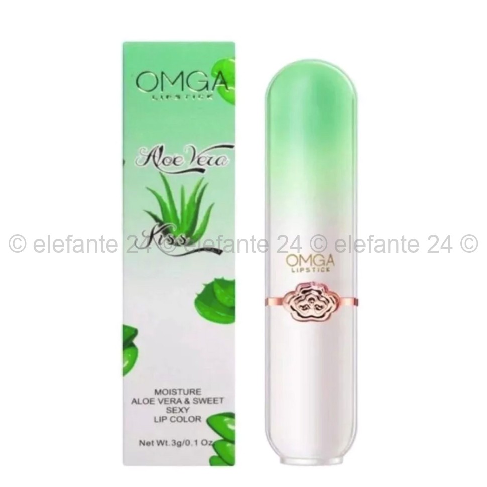 Бальзам для губ OMGA Aloe Vera Lipstick 3g