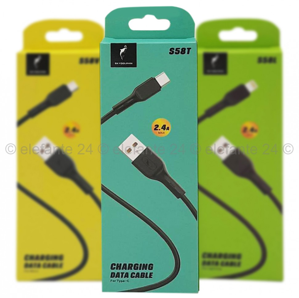 Кабель Sky Dolphin S58 Charging Data Cable 2,4A (15)