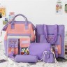 Набор сумок XINLAI BAIZI Set Bags 5in1 Lavender