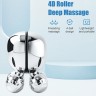 Массажер для лица и тела 4D Roller Deep Massager Silver LK-67 (BJ)
