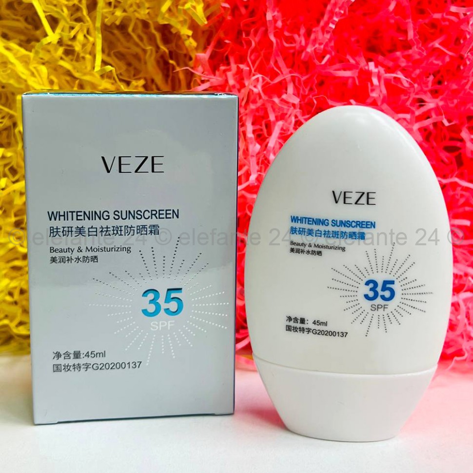 Солнцезащитный крем Veze Whitening Sunscreen 35SPF 45ml (13)