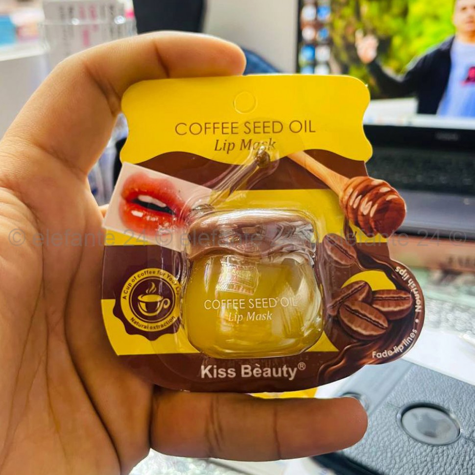 Кофейный бальзам для губ Kiss Beauty Coffee Seed Oil Lip Mask 30g (37)