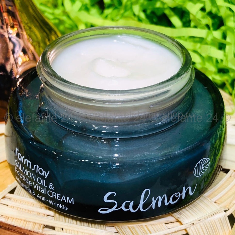 Крем FarmStay Salmon Oil & Peptide Vital Cream, 50 гр (51)
