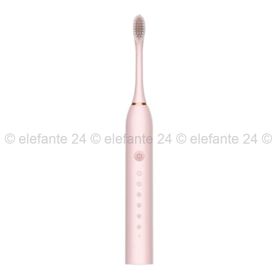 Зубная щетка с насадкой Sonic Toothbrush X-3 Pink (MN)