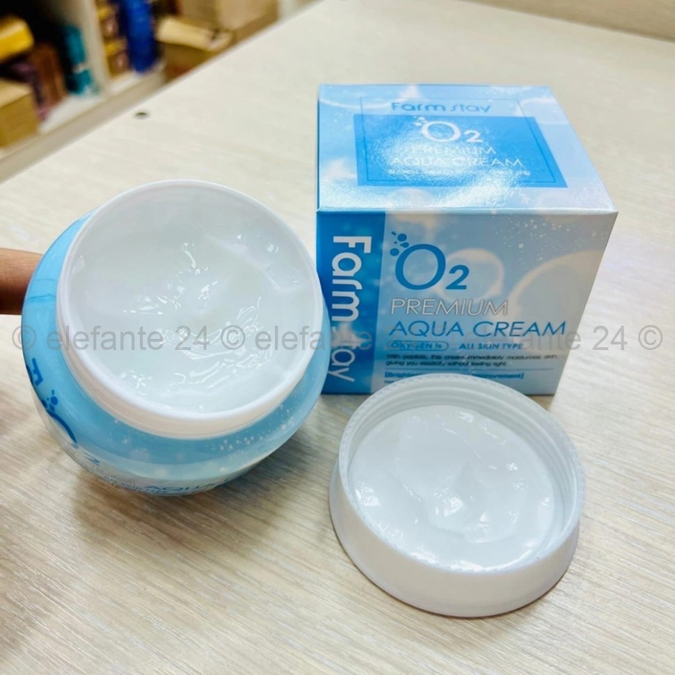 Увлажняющий крем с кислородом FarmStay O2 Premium Aqua Cream 100g (13)