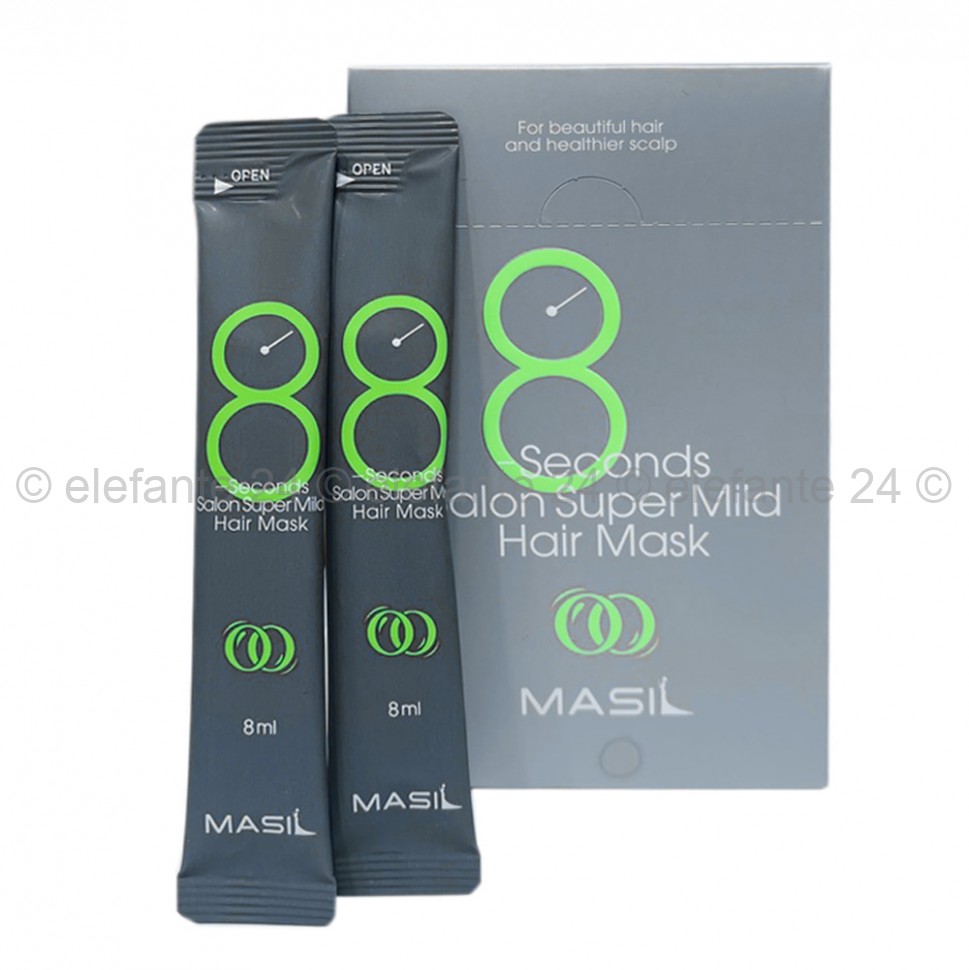 Маски для ослабленных волос Masil 8 Seconds Salon Super Mild Hair Mask 20x8ml (125)