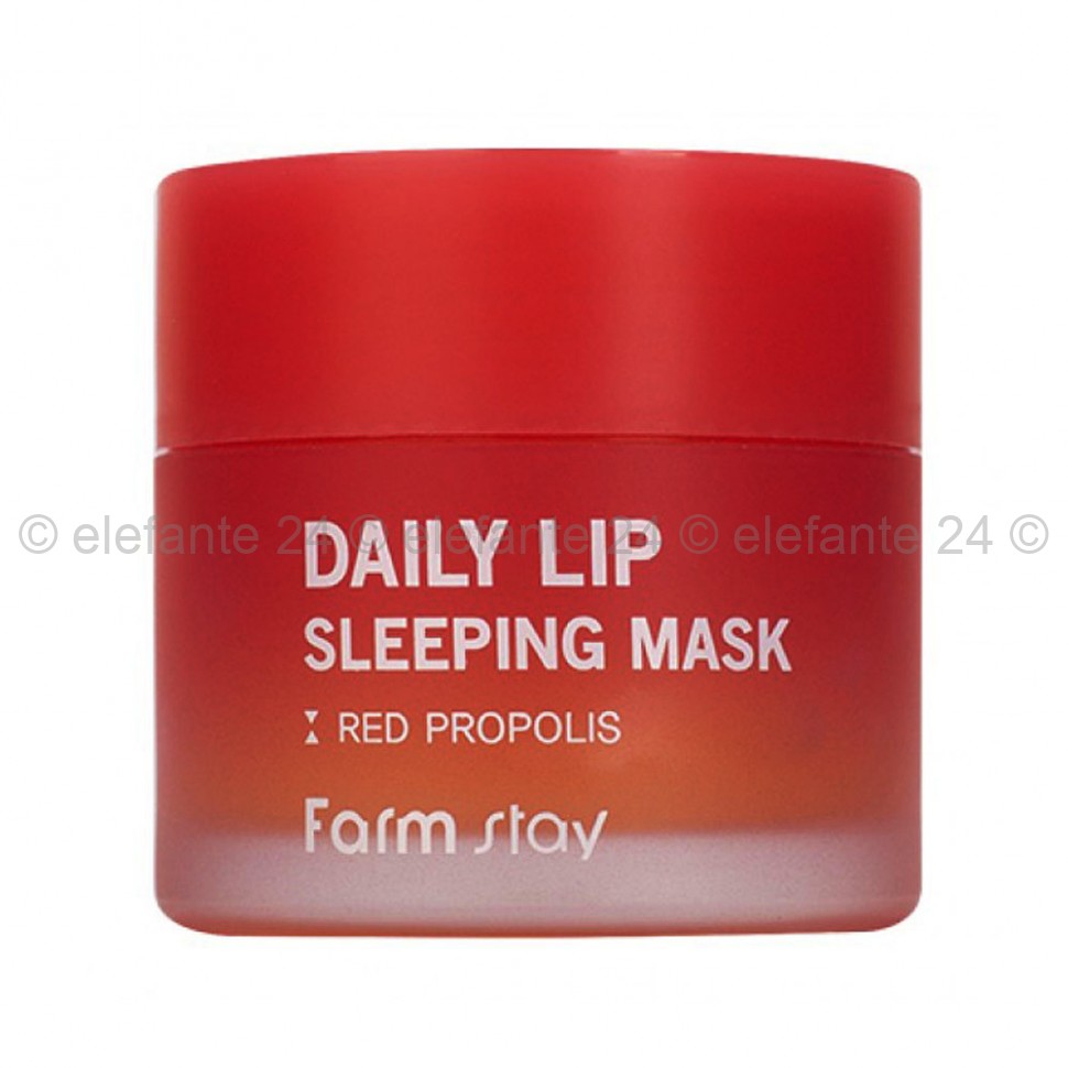 Маска для губ с прополисом FarmStay Daily Lip Sleeping Mask Red Propolis 20g (125)