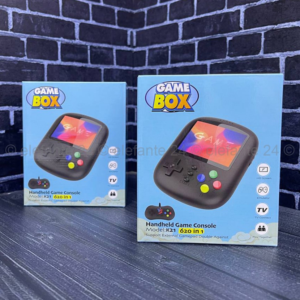 Игровая консоль без джойстика Game Box Handheld Game Console 620in1 MA-348 Black (96)