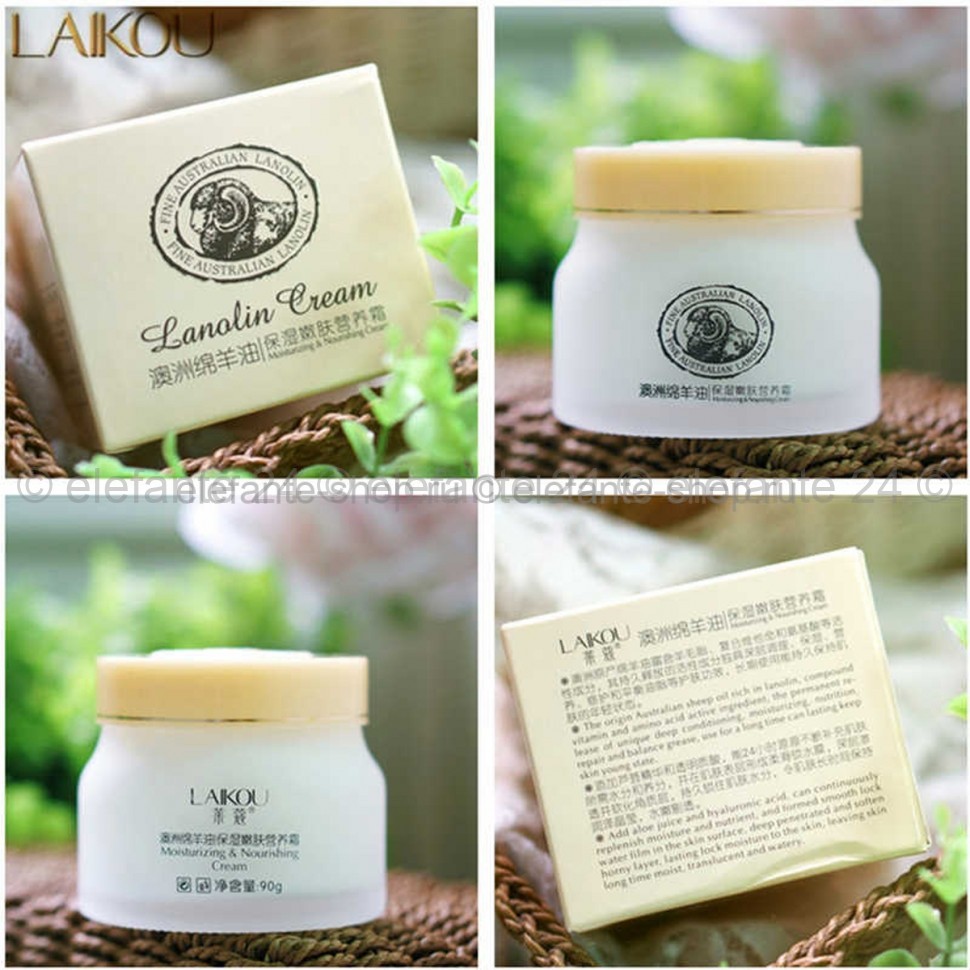 Увлажняющий крем для лица с ланолином LAIKOU Lanolin Oil Cream, 90 гр