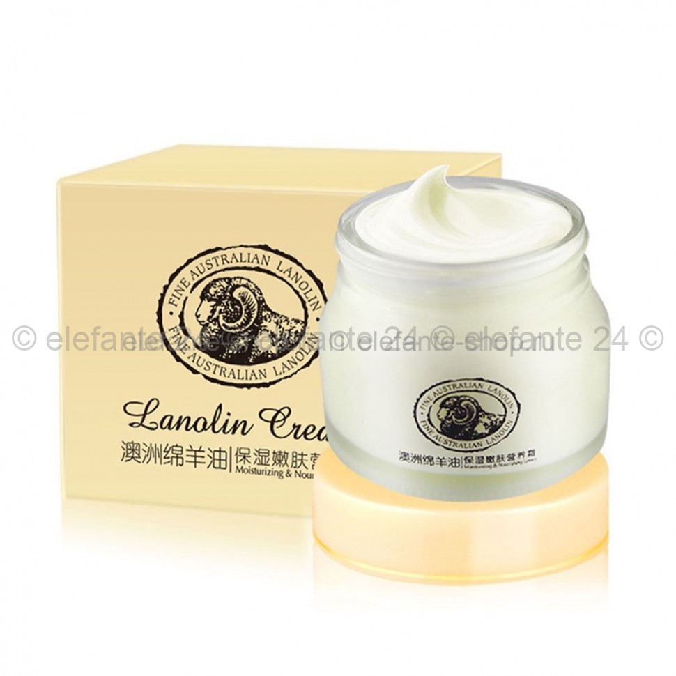 Увлажняющий крем для лица с ланолином LAIKOU Lanolin Oil Cream, 90 гр