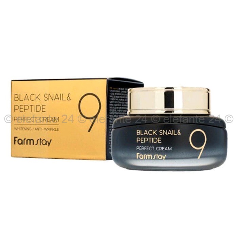 Крем для лица FarmStay Black Snail and Peptide9 Perfect Cream, 55 мл (51)