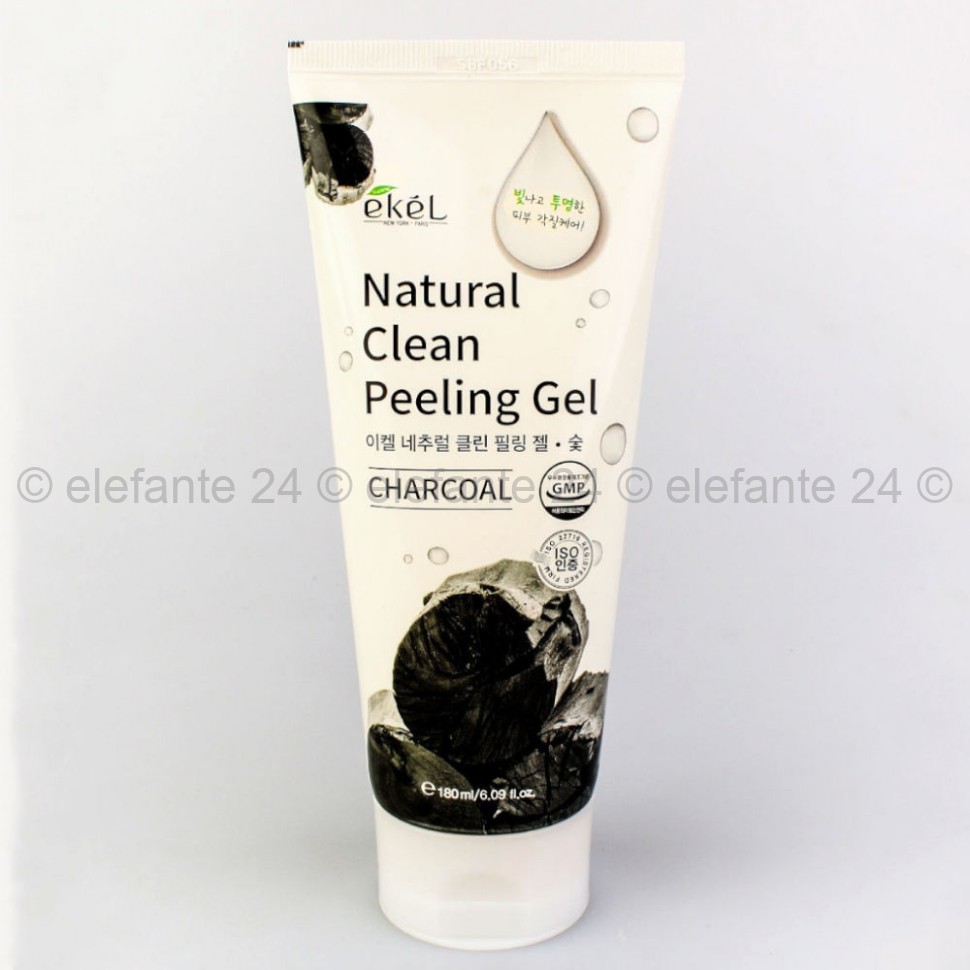 Пилинг-скатка с углем Ekel Natural Clean Peeling Gel Charcoal 180ml (51)