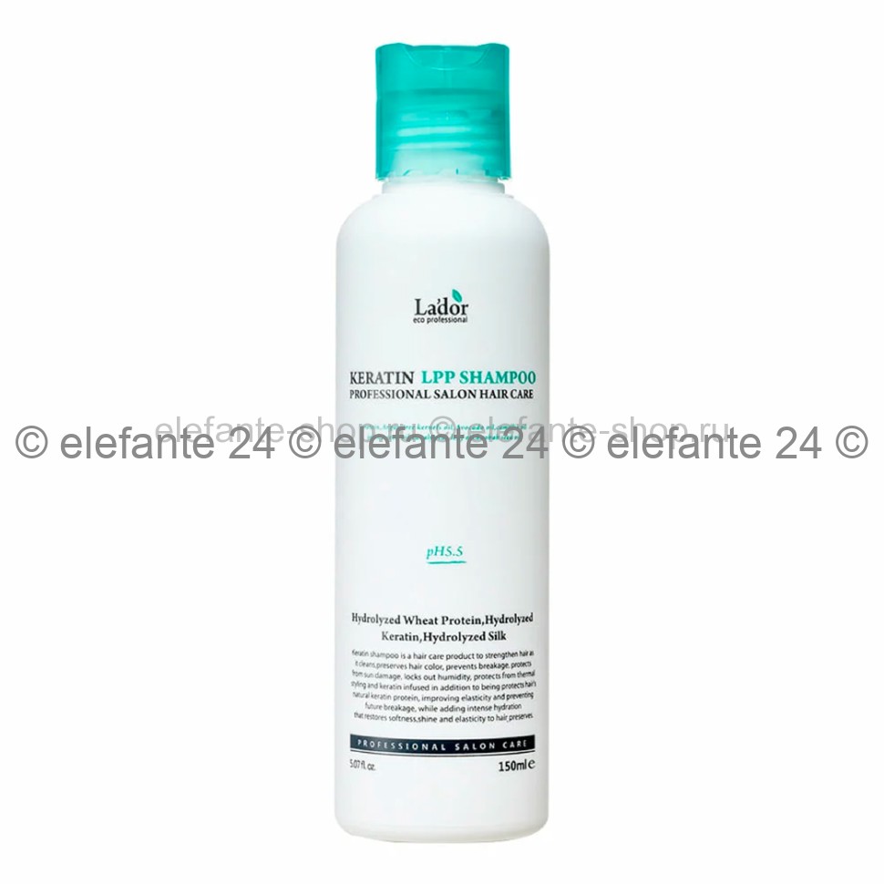 Шампунь с кератином Lador Keratin LPP 150 ml (125)