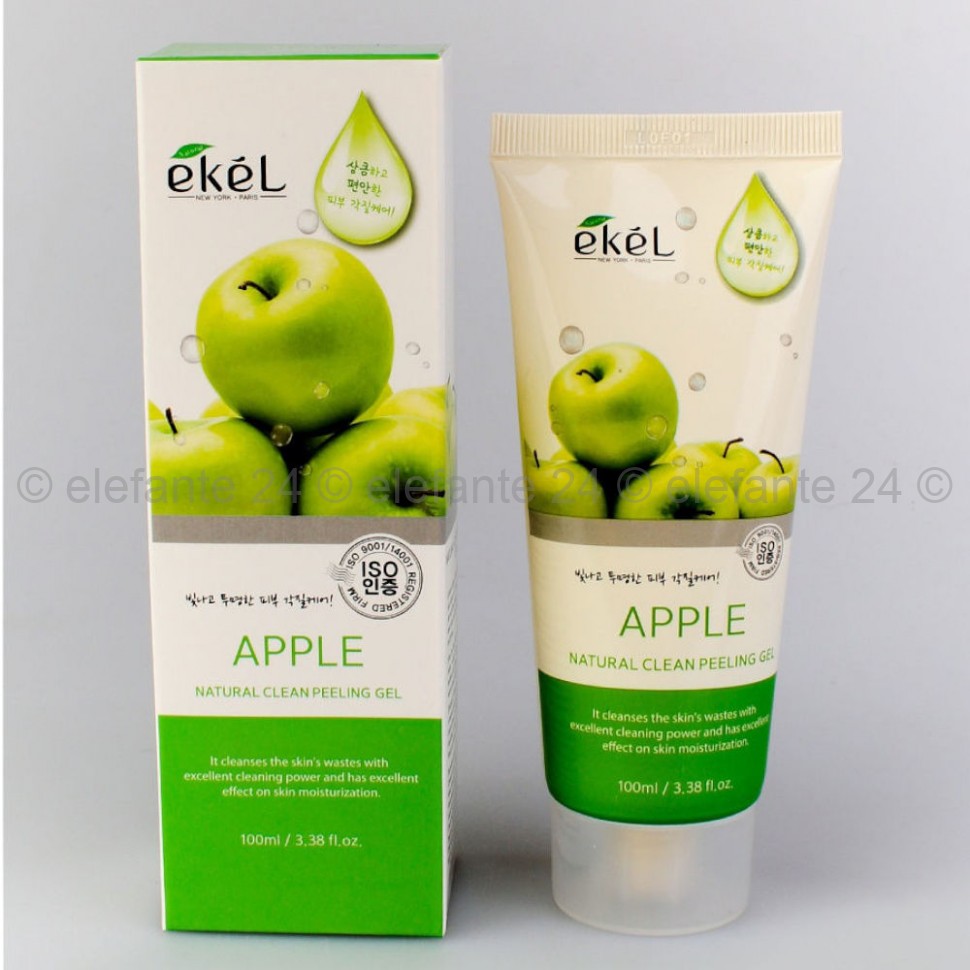 Пилинг-скатка с экстрактом зеленого яблока Ekel Apple Natural Clean Peeling Gel 180ml (51)