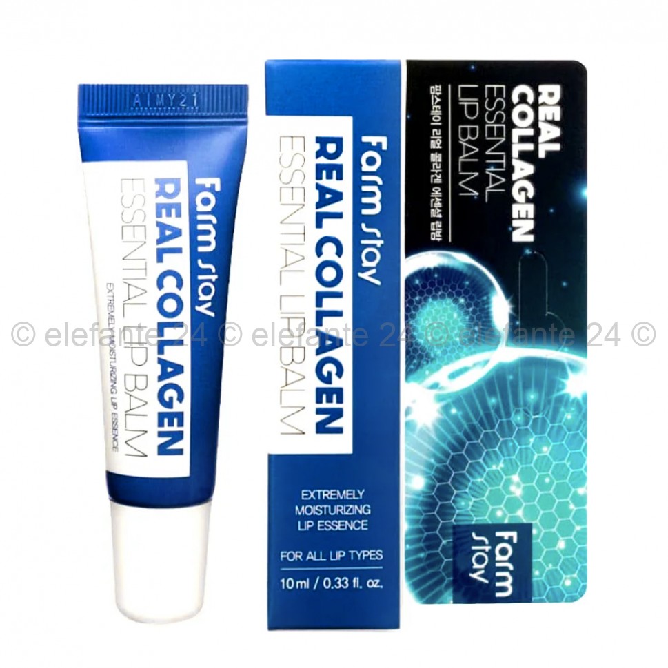 Бальзам FarmStay Real Collagen Essential Lip Balm 10ml (125)