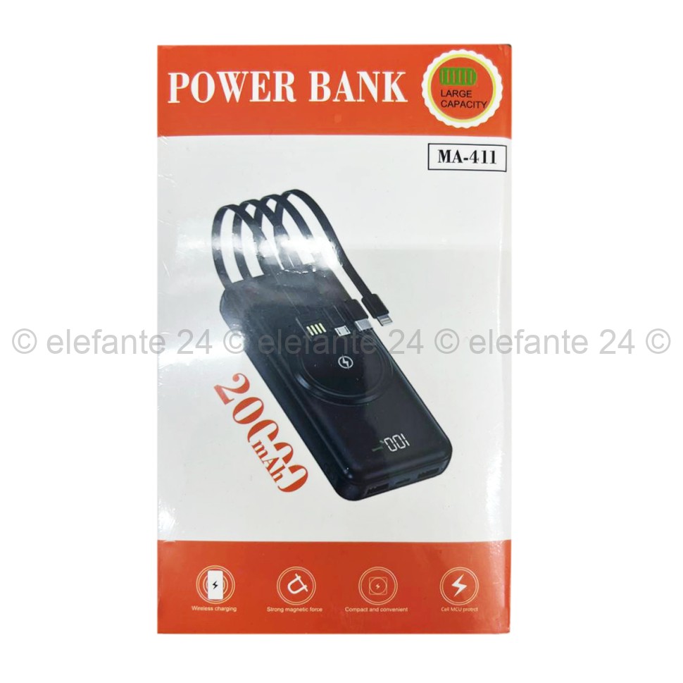 Повербанк MA-411 20000mAh Power Bank Black (96)