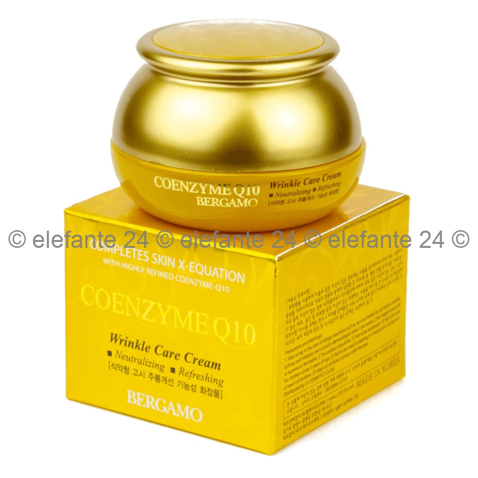 Антивозрастной крем с коэнзимом Bergamo Coenzyme Q10 Wrinkle Care Cream, 50 мл (51)