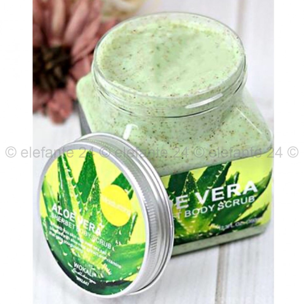 Скраб для тела Wokali Aloe Vera Sherbet Body Scrub 350 ml (28)
