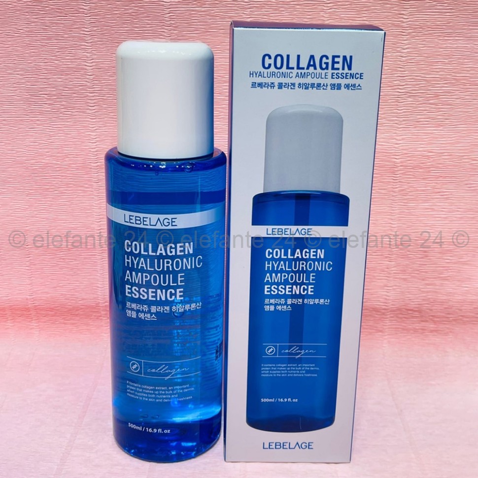 Увлажняющая эссенция с коллагеном Lebelage Collagen Hyaluronic Ampoule Essence 500ml (125)