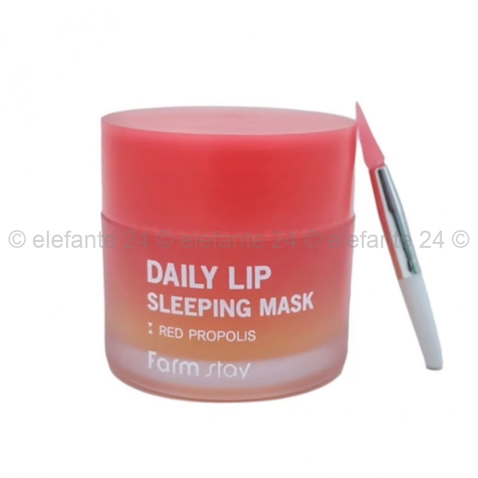 Маска для губ с прополисом FarmStay Daily Lip Sleeping Mask Red Propolis 20g (51)